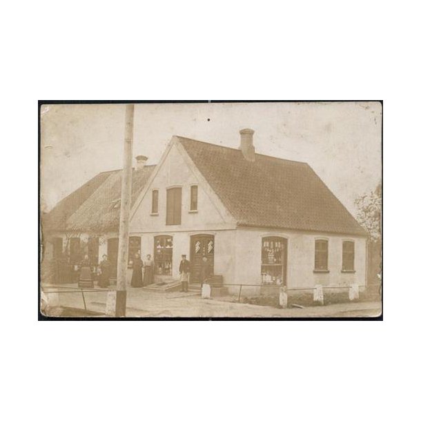 Fotokort Ukendt - K�bmand -Ubrugt