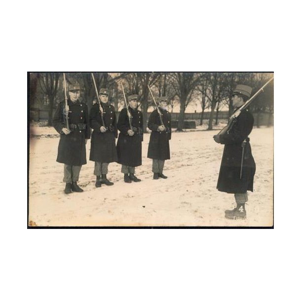 Fotokort Ukendt - Soldater -Ubrugt