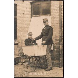 Fotokort Ukendt - Soldater -Ubrugt