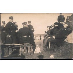 Fotokort Ukendt - Soldater med Damer? Ubrugt