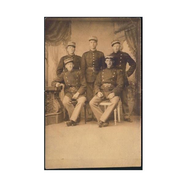 Fotokort Ukendt - Soldater - Ubrugt