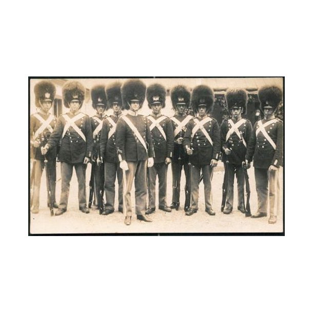 Fotokort Ukendt - Gardere - Ubrugt