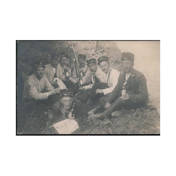 Fotokort Ukendt - Soldater - Ubrugt