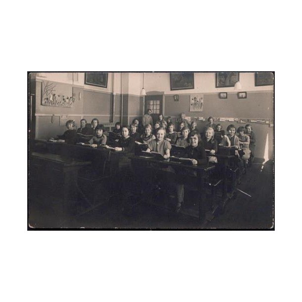 Fotokort Ukendt - Skoleklasse - Brugt