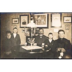 Fotokort Ukendt - Familien ? - Ubrugt