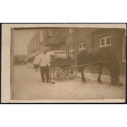 Fotokort Ukendt - Hestevogn- Ubrugt