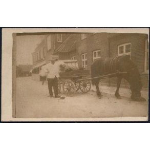 Fotokort Ukendt - Hestevogn- Ubrugt
