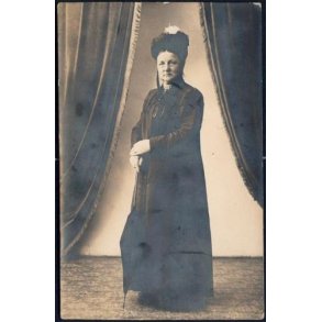 Fotokort Ukendt - Dame- Ubrugt