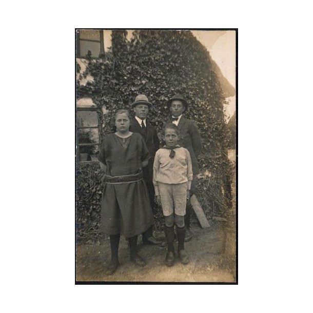 Fotokort Ukendt - Personer - Ubrugt