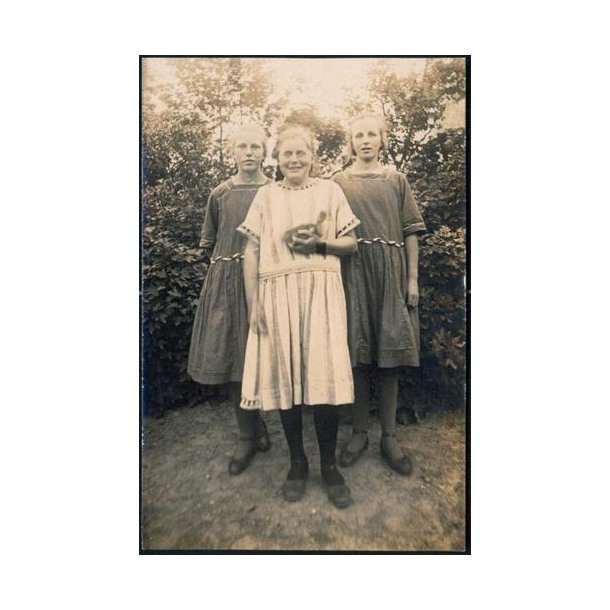 Fotokort Ukendt - Unge Damer? - Ubrugt