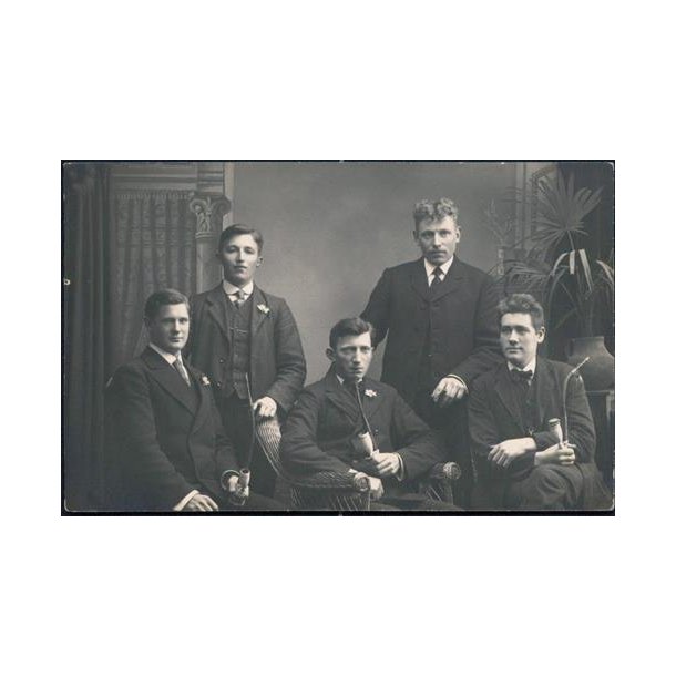 Fotokort Ukendt - Herrer ! - Ubrugt