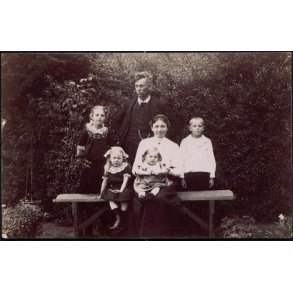 Fotokort Ukendt - Familie ? - Brugt