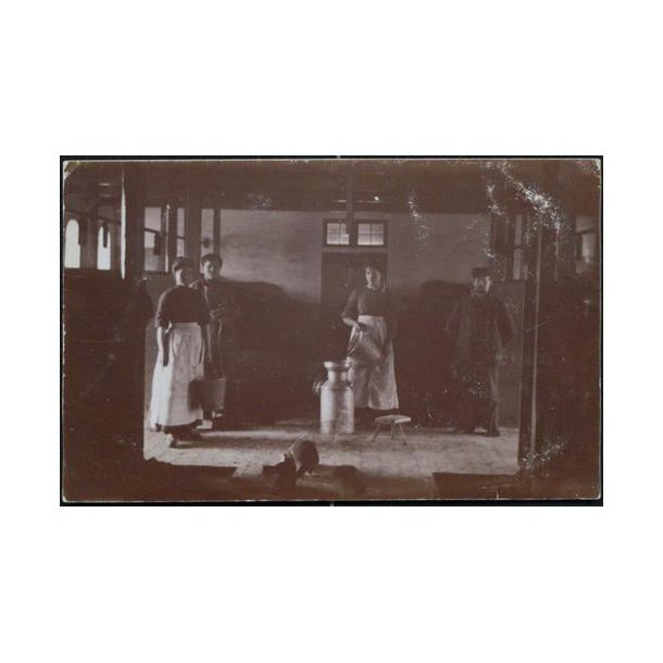 Fotokort Ukendt - Staldarbejde ? - Ubrugt