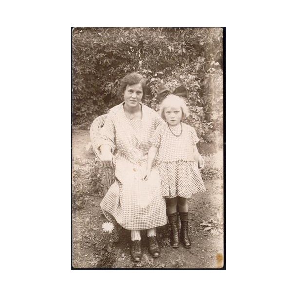 Fotokort Ukendt -Mor og Barn ? - Ubrugt
