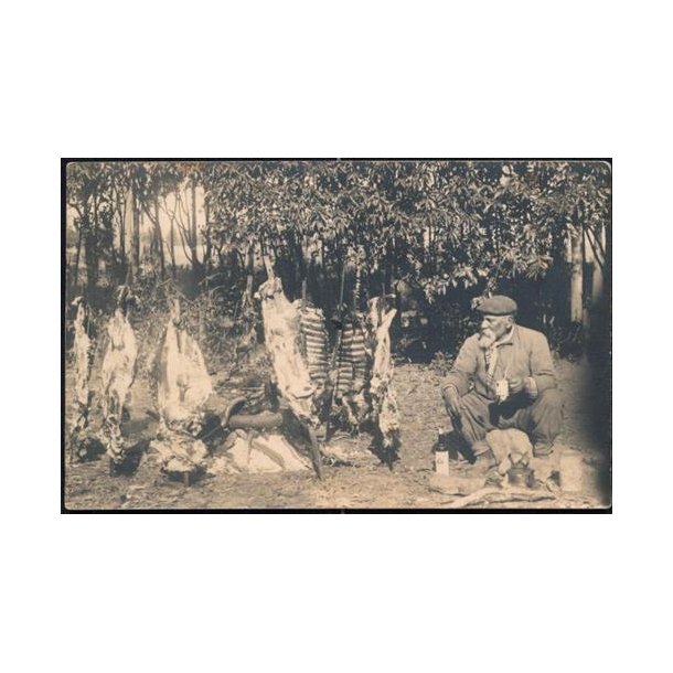 Fotokort Ukendt - J&aelig;ger ? - Ubrugt