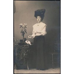 Fotokort Ukendt - Dame ? - Brugt