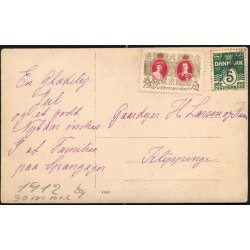 Fotokort Ukendt - Familien p&aring; Spangager ?