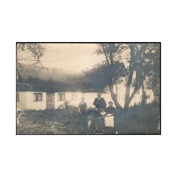 Fotokort Ukendt - Familien p&aring; Spangager ?