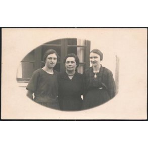 Fotokort Ukendt -Tre Damer - Ubrugt