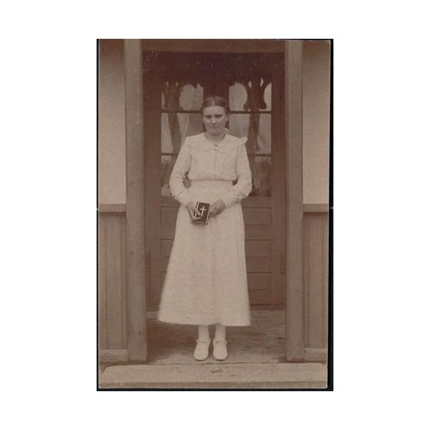 Fotokort Ukendt - Konfirmand ? - Ubrugt