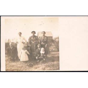 Fotokort Ukendt - Familie ? - Ubrugt