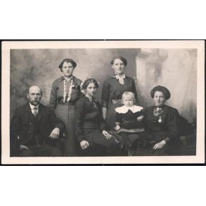 Fotokort Ukendt - Familie ? - Ubrugt