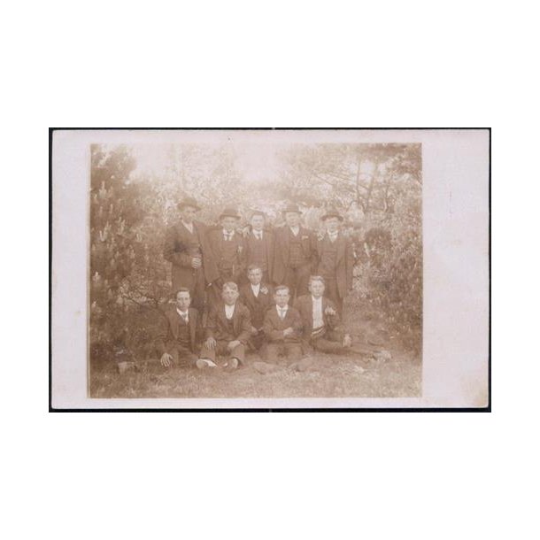 Fotokort Ukendt - Herrertur ? - Ubrugt