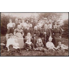 Fotokort Ukendt - Familie ? - Ubrugt