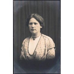 Fotokort Ukendt - Dame ? - Ubrugt