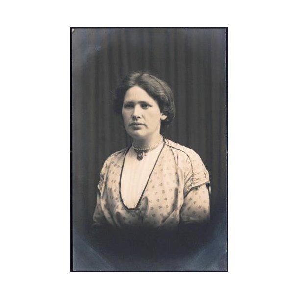 Fotokort Ukendt - Dame ? - Ubrugt