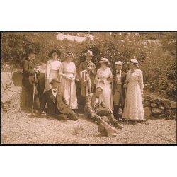 Fotokort Ukendt - Studenter m. Familie - Ubrugt