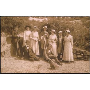 Fotokort Ukendt - Studenter m. Familie - Ubrugt