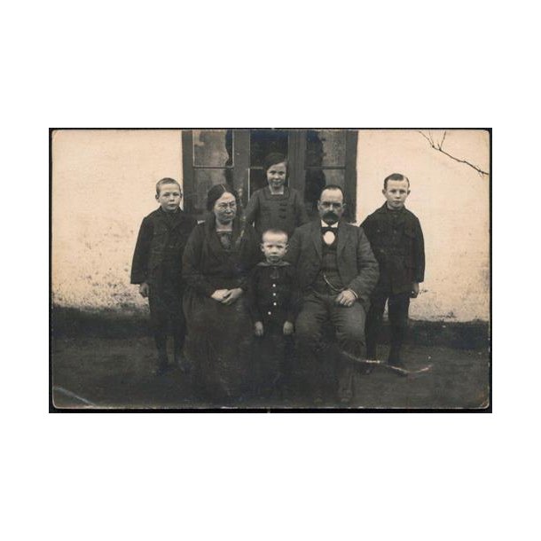 Fotokort Ukendt - Familie ? - Ubrugt