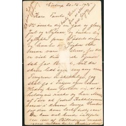 Fotokort Ukendt - Eistrup 20-12-1915 - Ubrugt