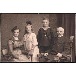 Fotokort Ukendt - Familie ? - Ubrugt