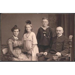 Fotokort Ukendt - Familie ? - Ubrugt