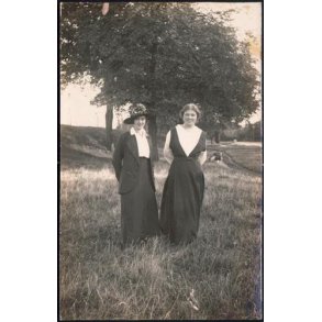 Fotokort Ukendt - Hertha og Anna 1916 - Ubrugt