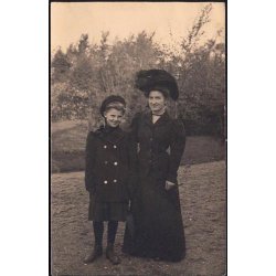 Fotokort Ukendt - Mor og Datter ? Brugt