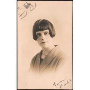 Fotokort Ukendt - Dame ? - Ubrugt