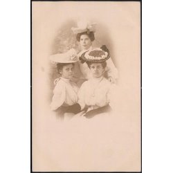 Fotokort Ukendt - Hattedamer ? - Ubrugt