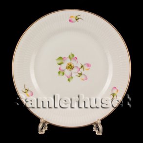 Prinsesse Margrethe (Æbleblomst) Tallerken Flad 19 cm.