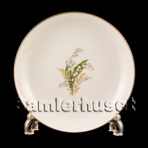 Liljekonval Tallerken Dyb 21� cm.