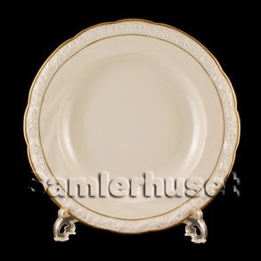 Edelweiss Tallerken Dyb 21 cm.