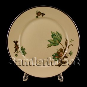 Grn Vall Platin Tallerken Flad 24 cm.