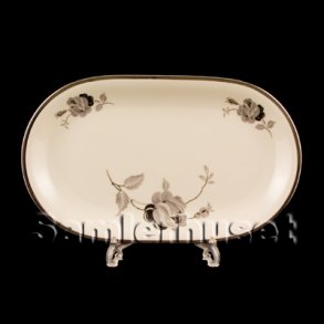 Sort Rose Stegefad 27x17 cm.