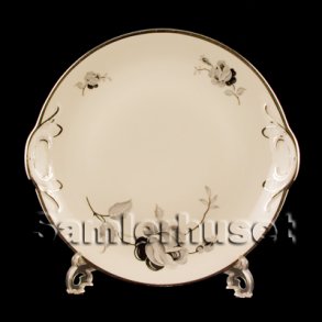 Sort Rose Kagefad Rundt 26 cm.