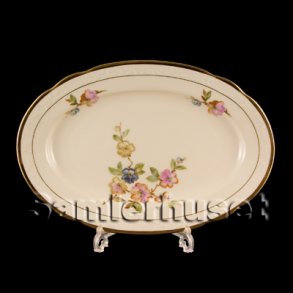 bleblomst/Rosenborg Stegefad 28x19 cm.