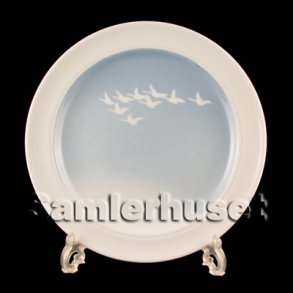 Svane Kagetallerken 17 cm.