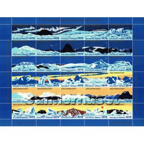 Grønland Julemærkeark 1979