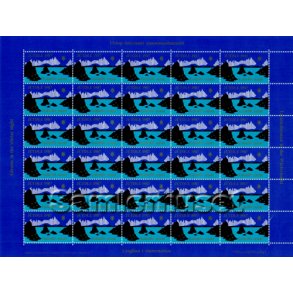 Grønland Julemærkeark 1987